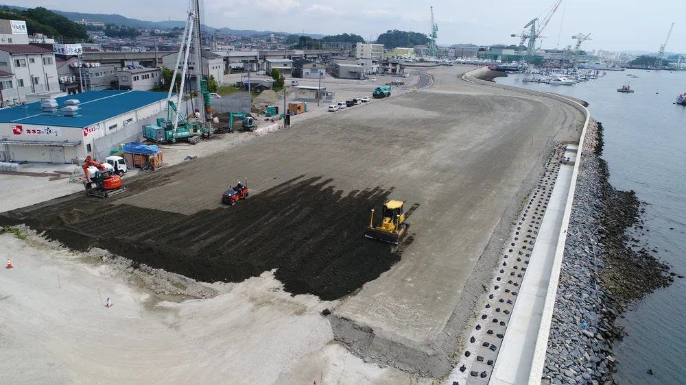 北浜緑地造成工事